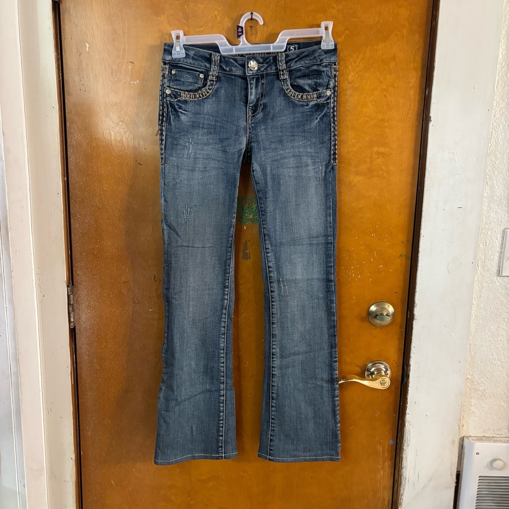 LA Idol size 5 bling jeans